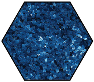 Medium fine ocean blue biodegradable glitter